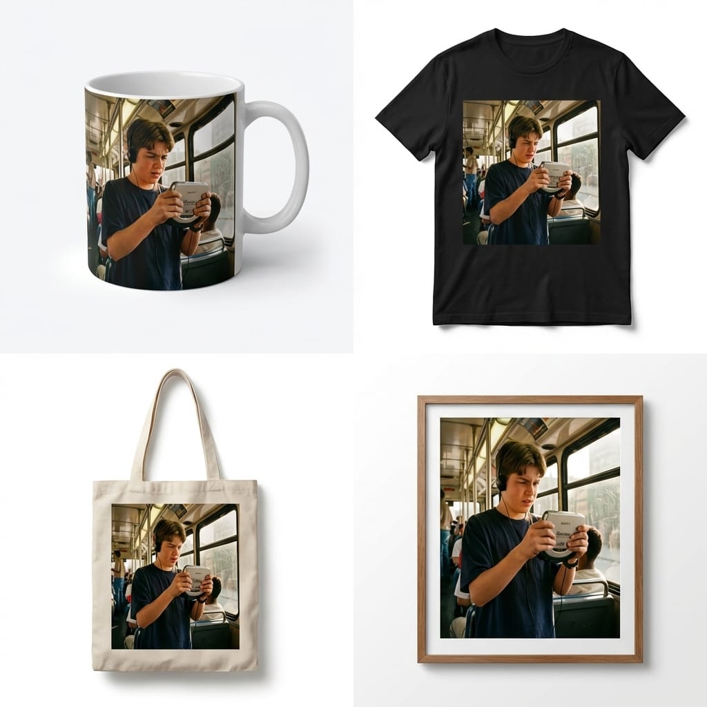 Merchandise mockup preview