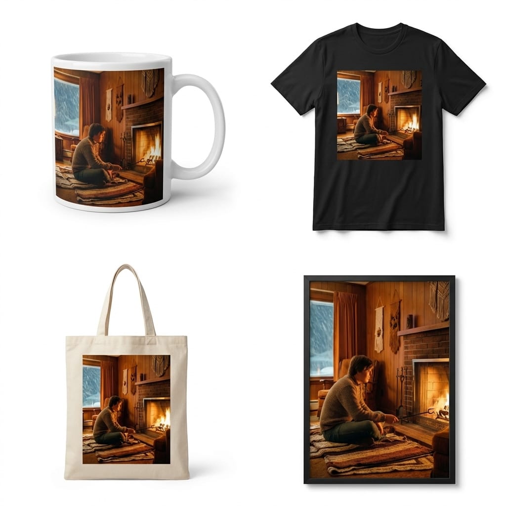 Merchandise mockup preview