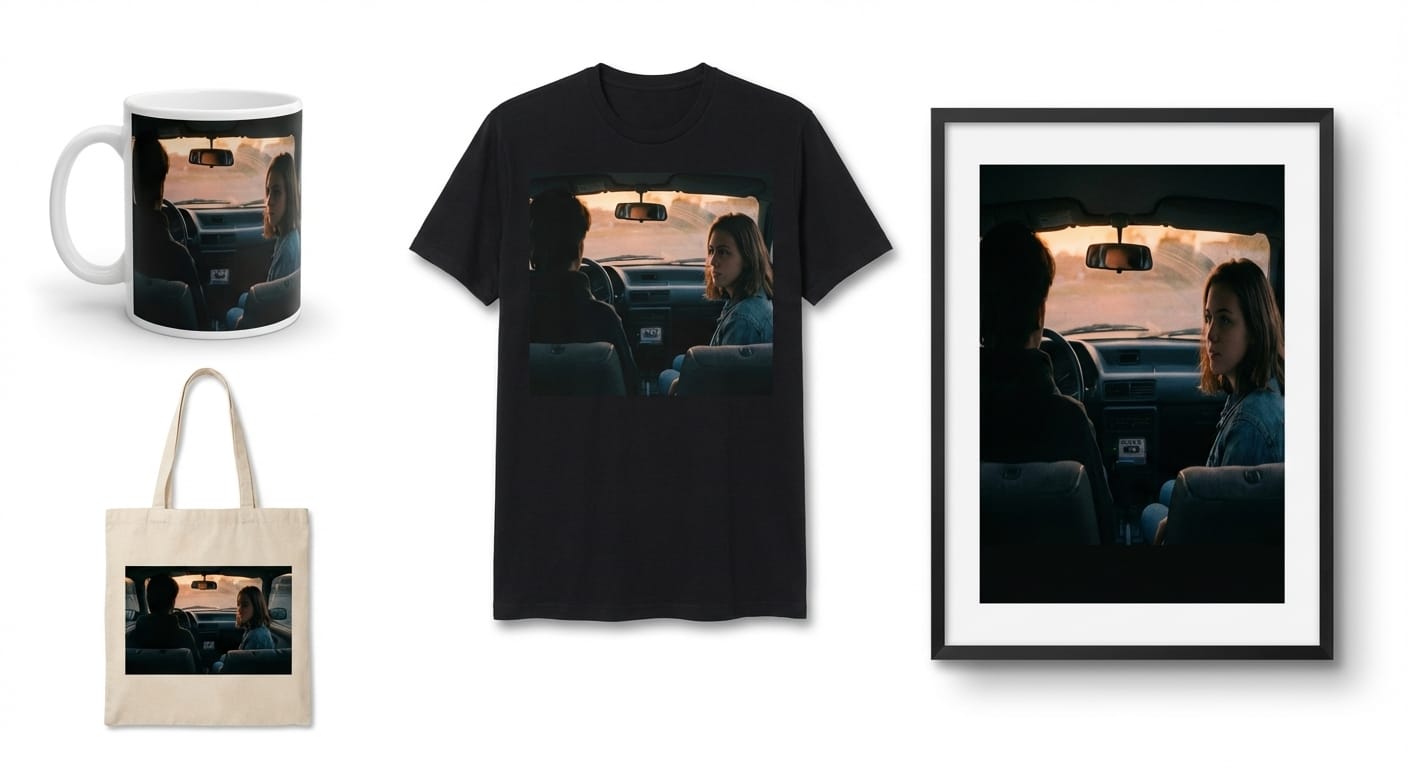 Merchandise mockup preview