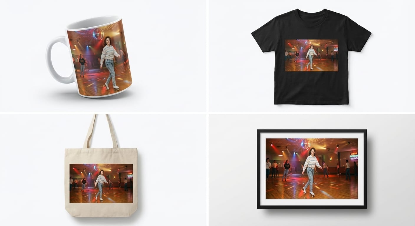 Merchandise mockup preview