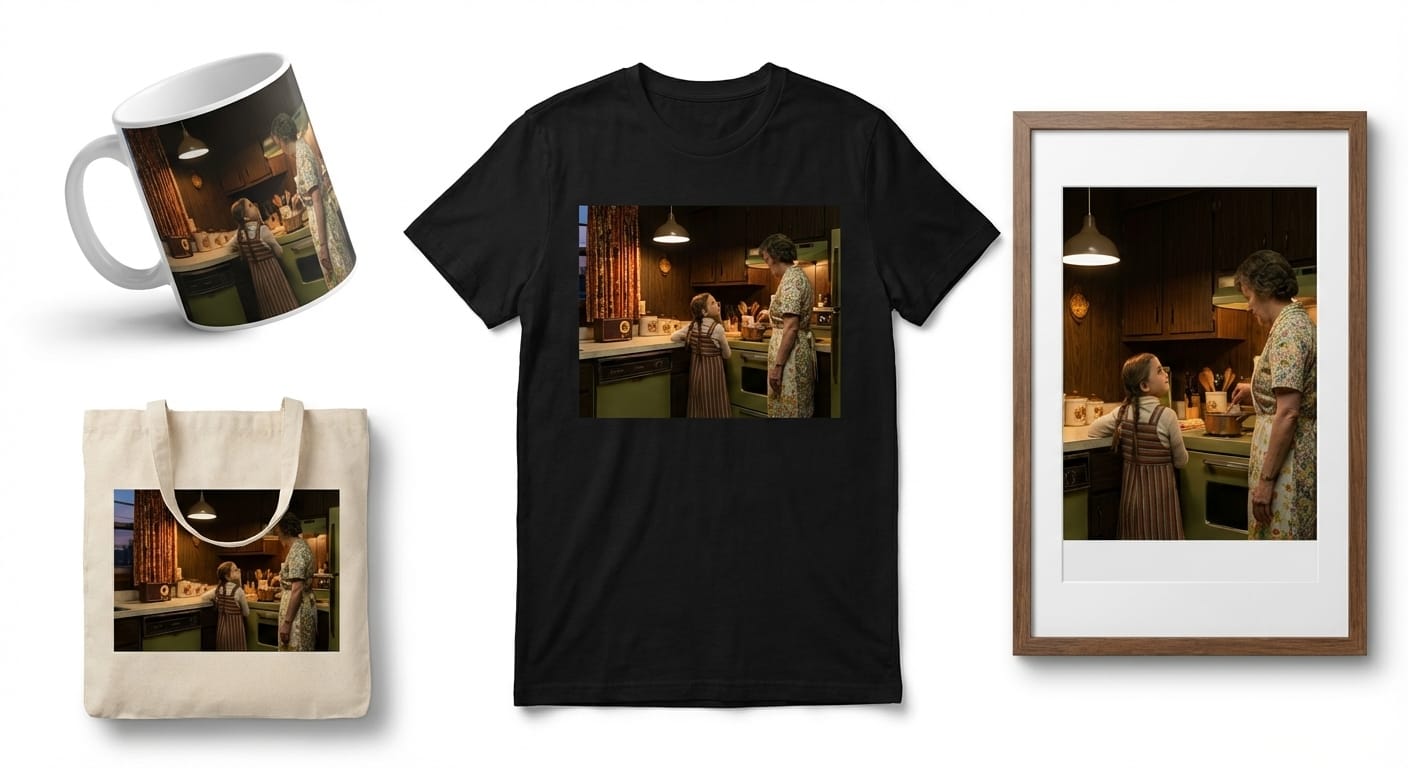 Merchandise mockup preview