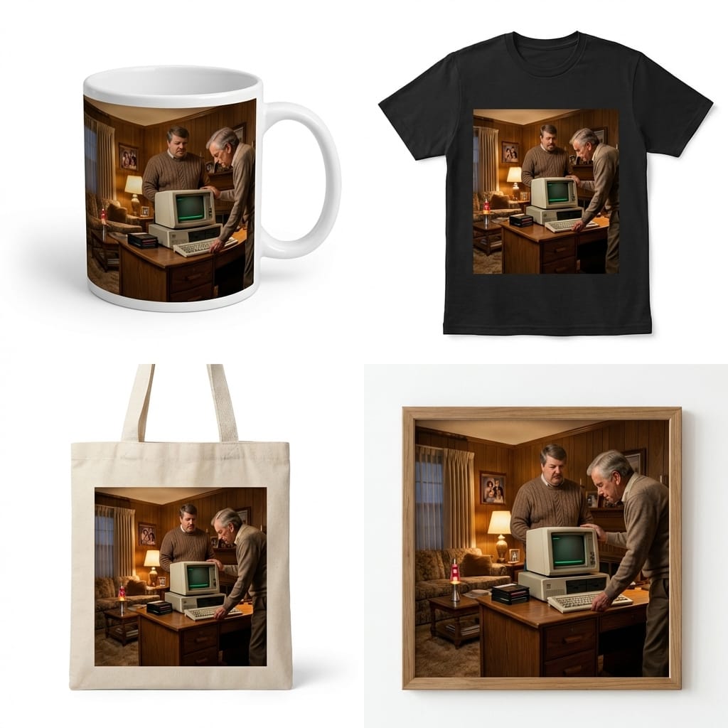 Merchandise mockup preview