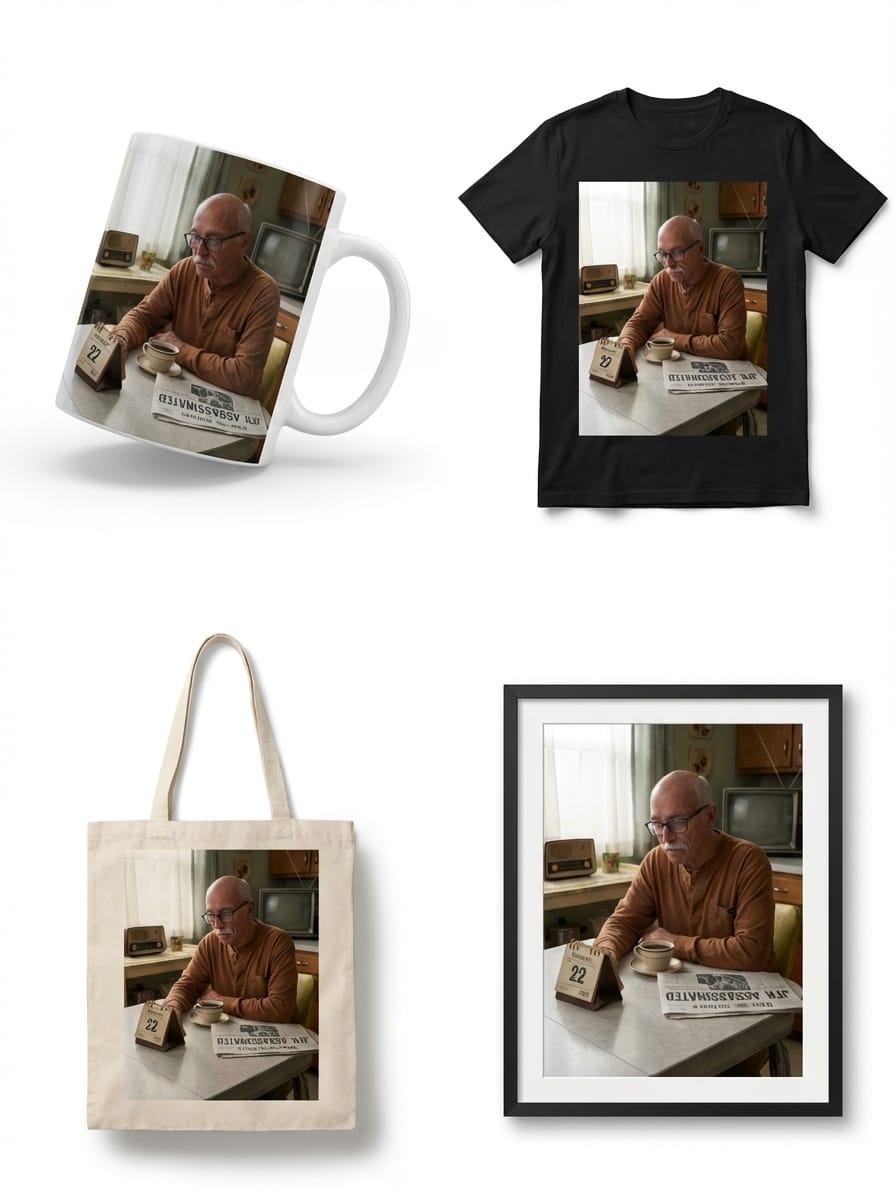 Merchandise mockup preview
