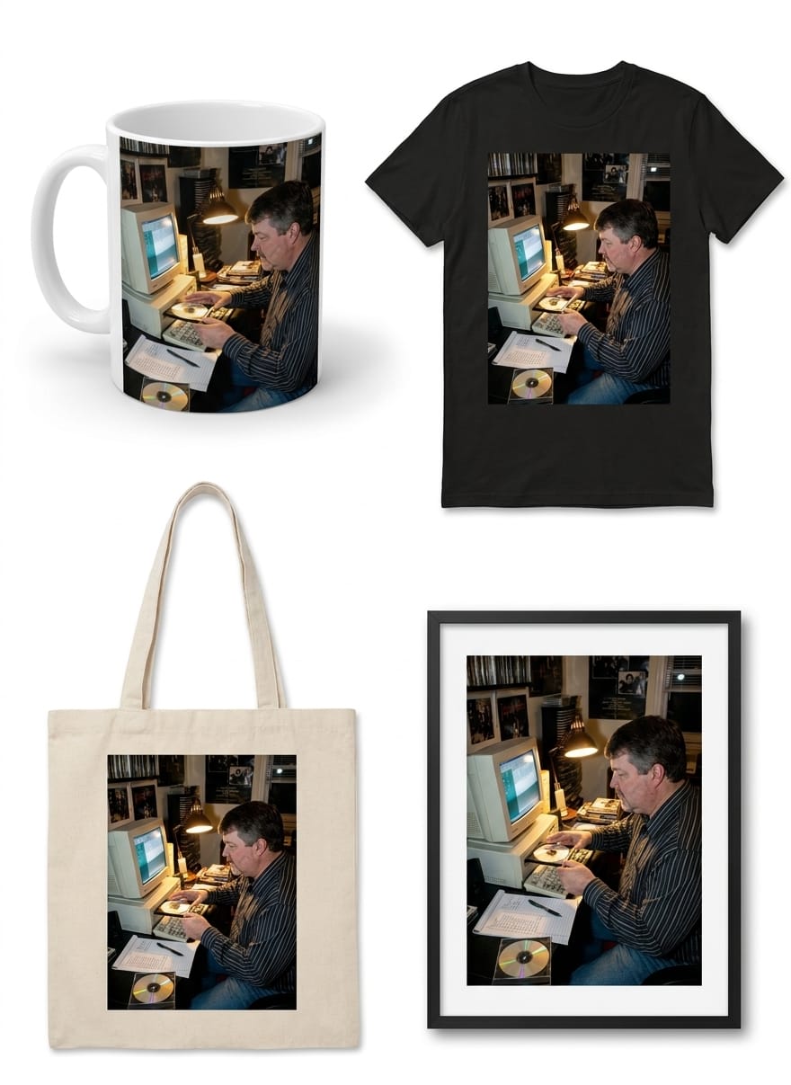 Merchandise mockup preview