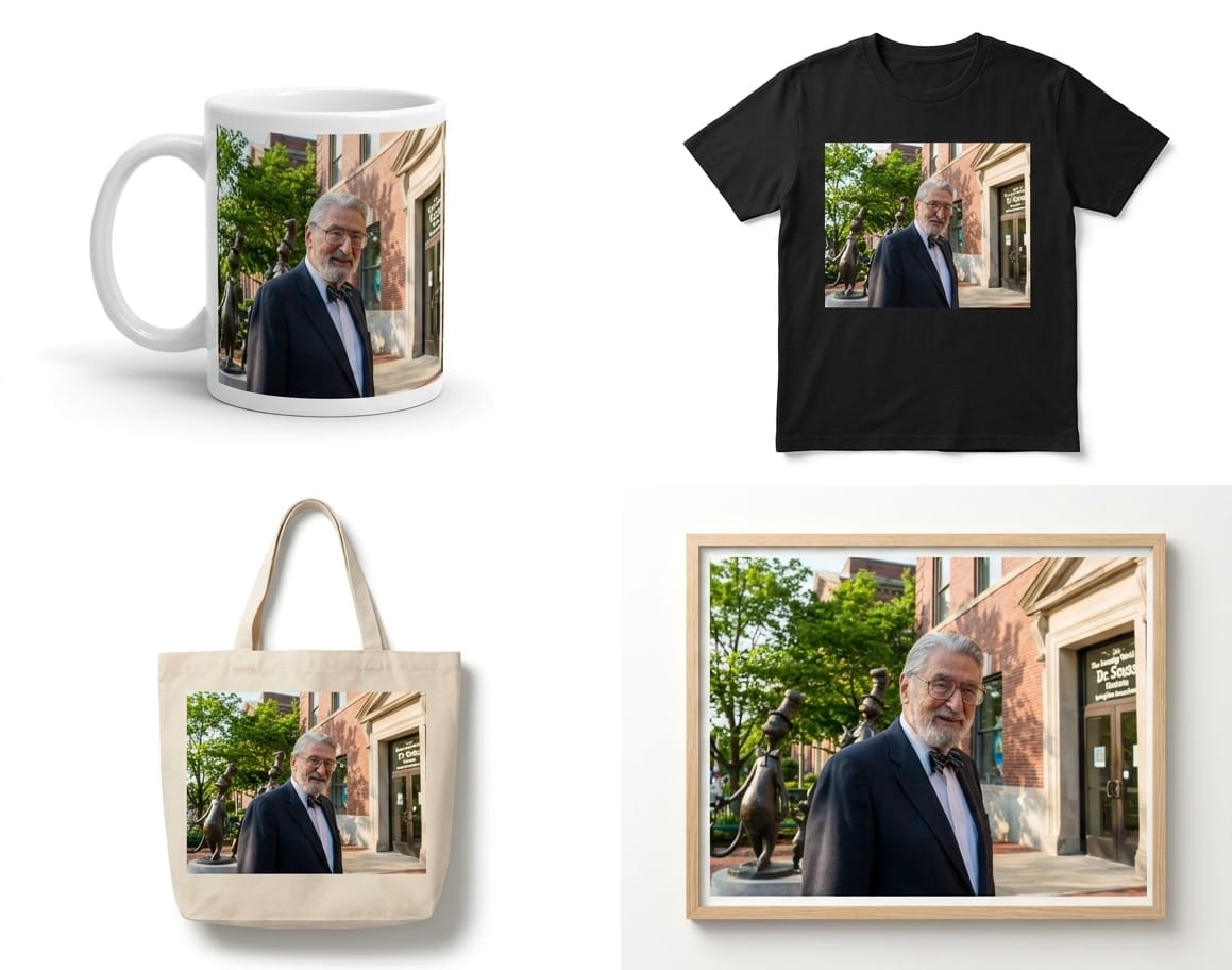 Merchandise mockup preview