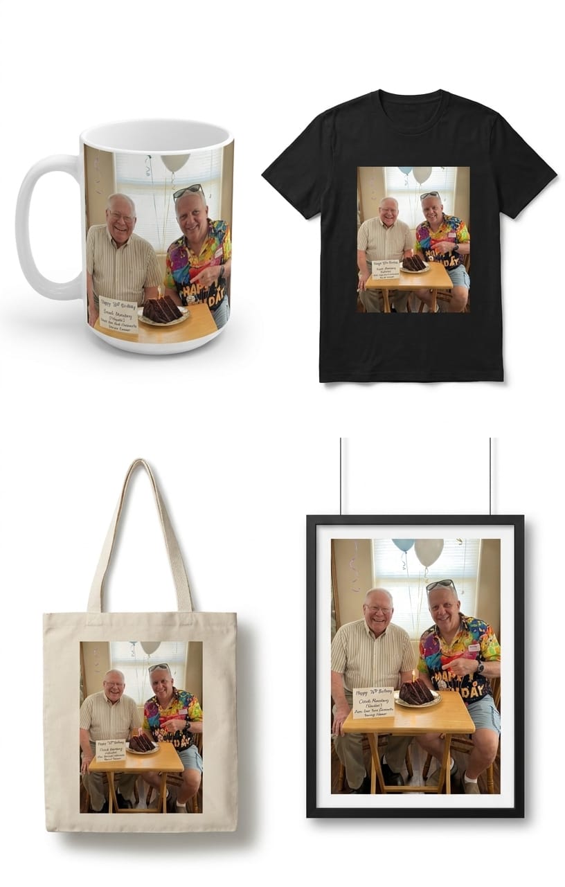 Merchandise mockup preview