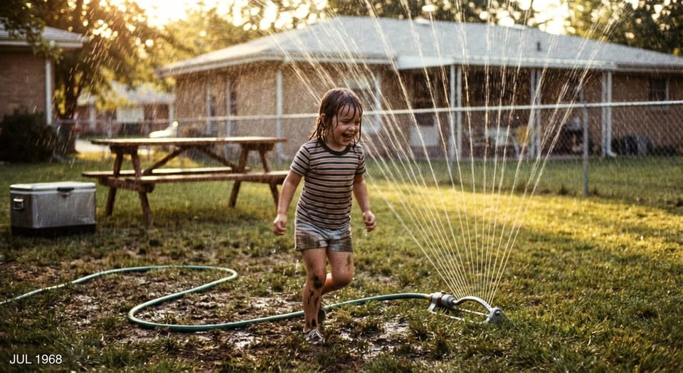 Susan Blake and the Metal Sprinkler Summer (Late 1960s)
