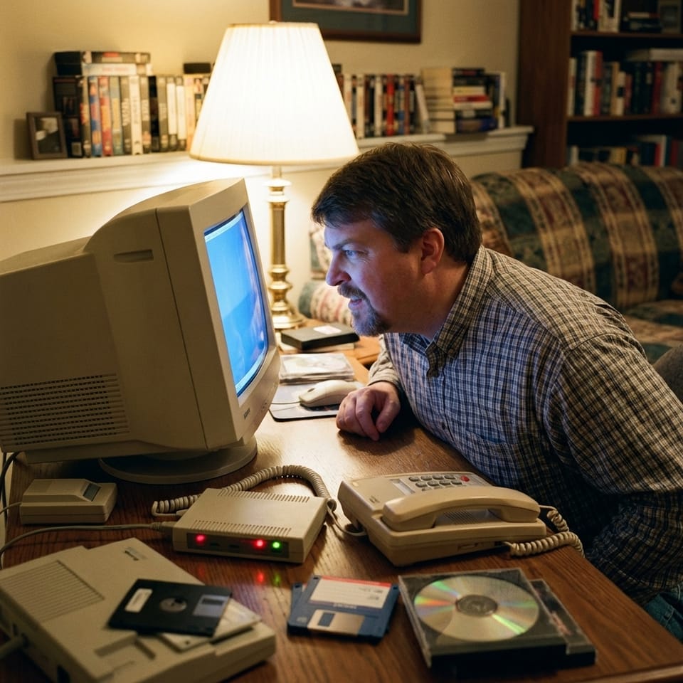 Aaron Mitchell and the Dial-Up Symphony of 1999