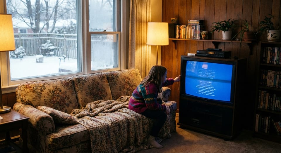 Megan Carter and the Snow Day Scroll: Waiting for Our School Name on TV (1994)