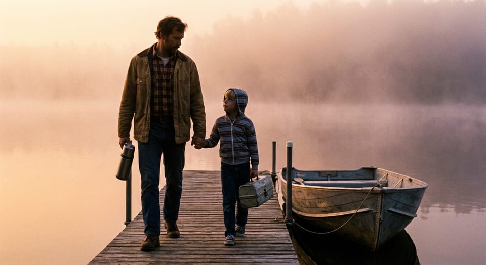 Glenn Brooks and the Before-Sunrise Dock in Summer 1984