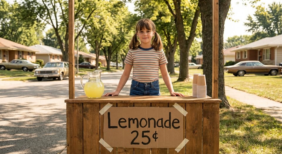 Susan Turner and the 25-Cent Lemonade Stand of 1970