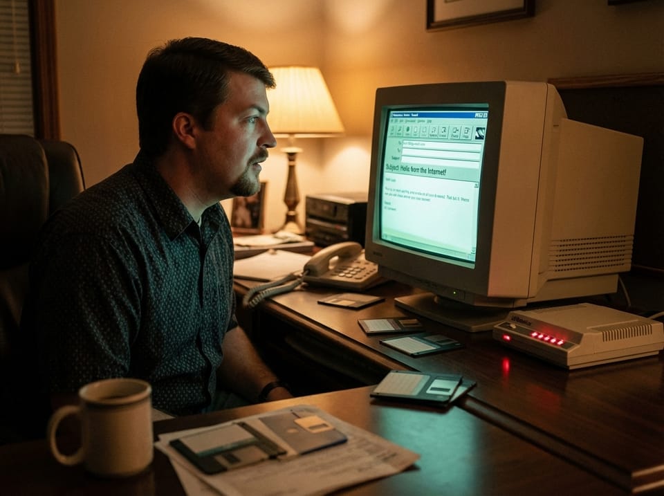 Eric Donovan and the Night the Modem Sounded Like Robots Arguing