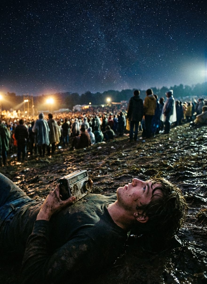 Alan Richards and the All-Night Van Ride to a Muddy August 1969 Field