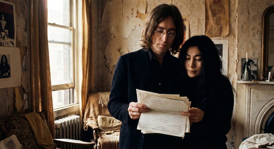 John Lennon and Yoko Ono — March 16, 1972, When the Deportation Papers Arrived