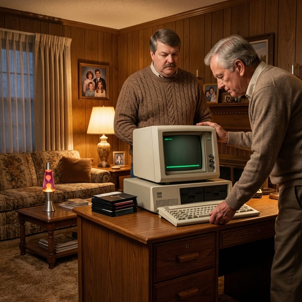 Steven Carter and the Green-Glowing Screen That Quietly Opened the Future (1985)