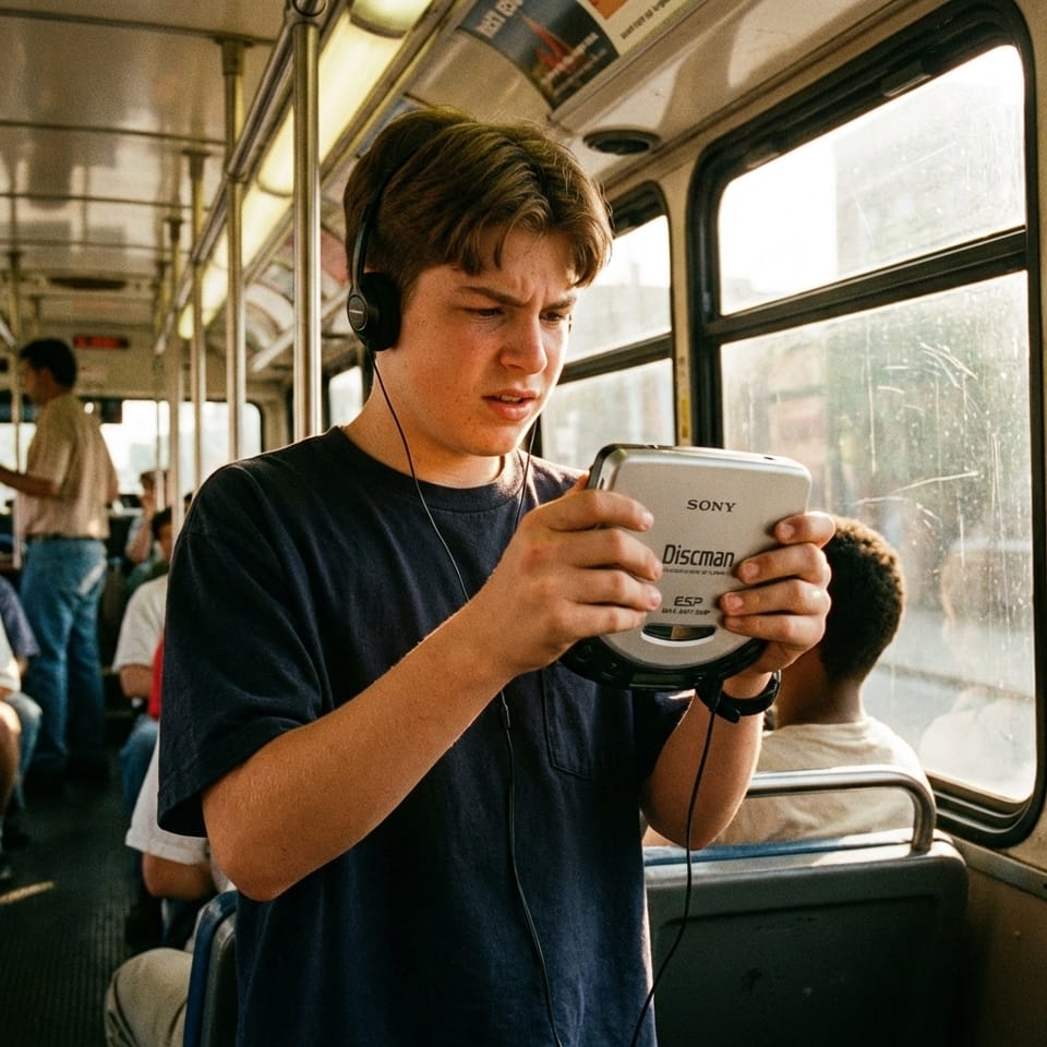 George Simmons and the 1996 Discman That Promised “Anti‑Skip Protection”