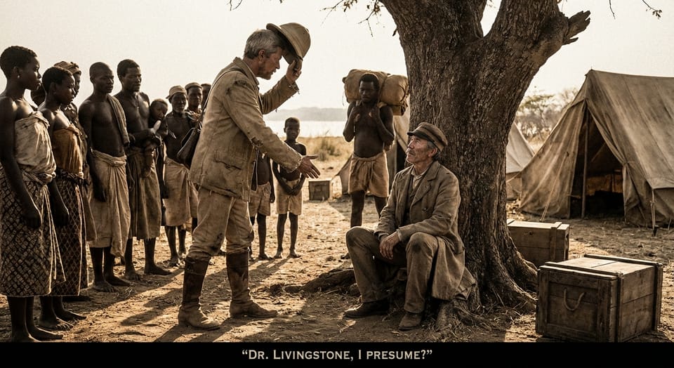 Henry Morton Stanley and the weight of one polite sentence: “Dr. Livingstone, I presume?”