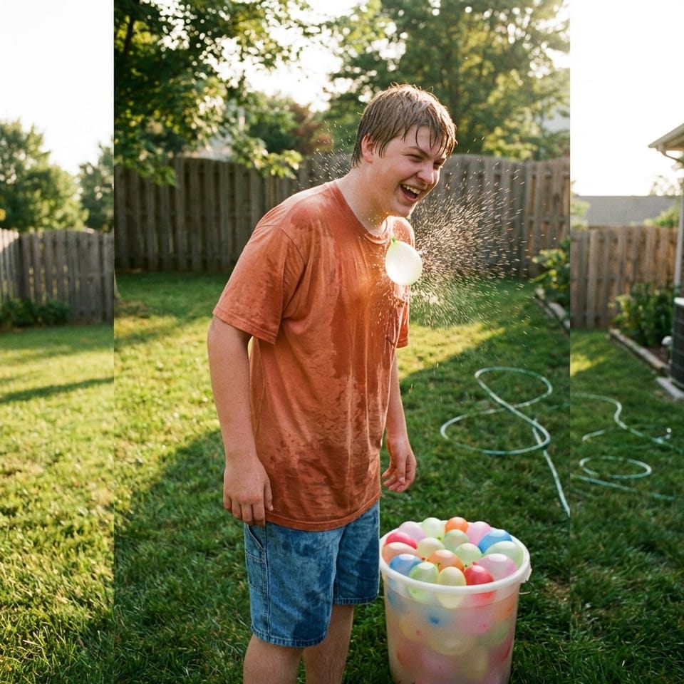 Tyler Grant and the Ten-Minute Backyard Water Balloon War (1990)