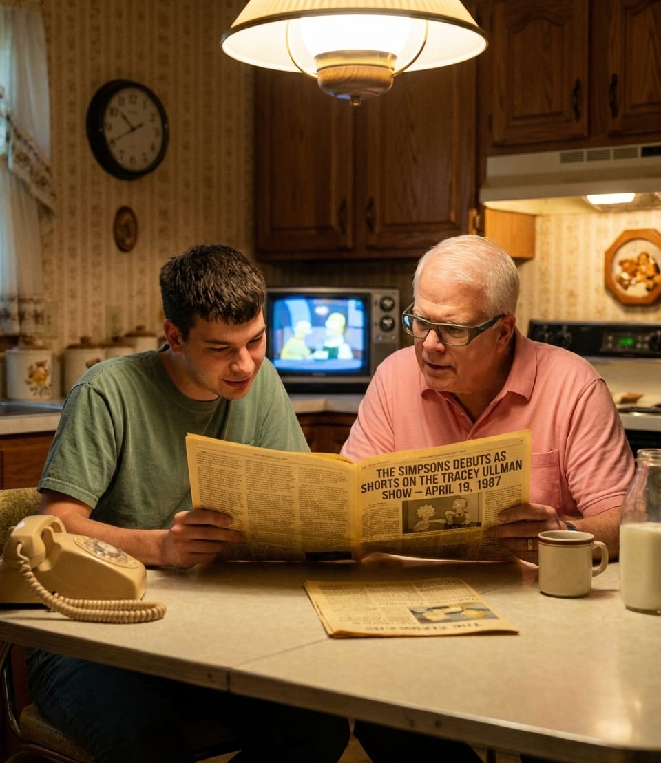 Cale and Harvey and the April 19, 1987 Headline That Made The Simpsons Feel Real