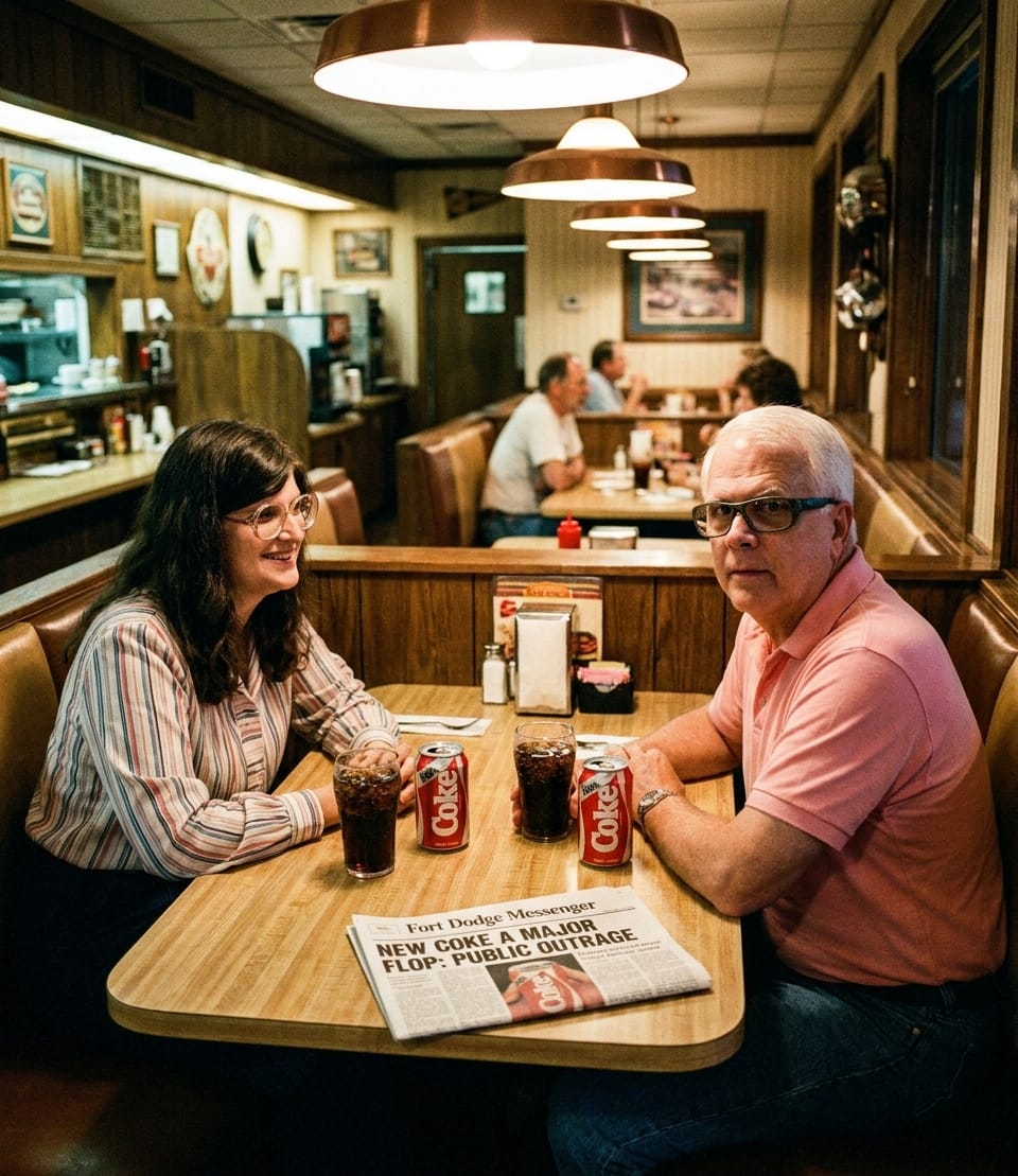 Kathy Schwaller And Harvey Hoover and the Day New Coke Hit the Table at Denny’s (April 23, 1985)