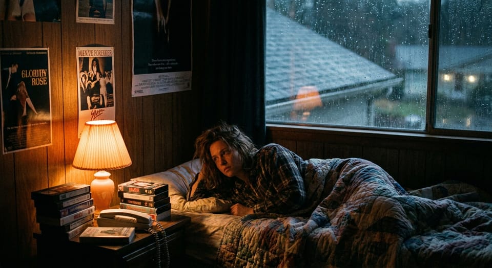 Sarah Mitchell and the Bedroom Window Left Open for the Rain