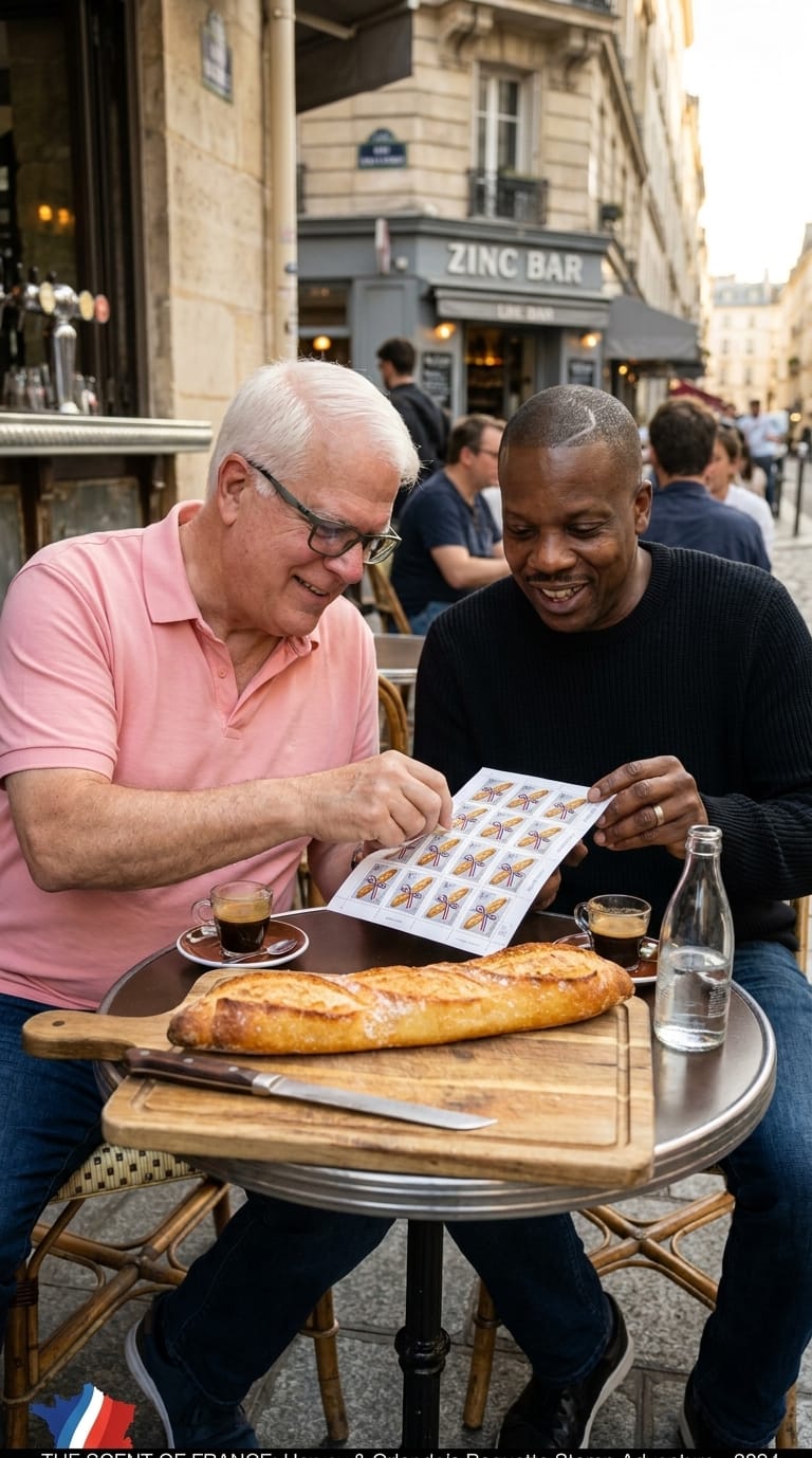 Harvey and Orlando and the Bread-Scented Stamp: A Bistro Moment in France (2024)