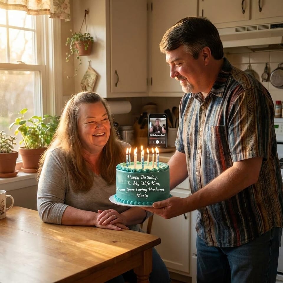 Kim and Marty’s May 18, 2026 Birthday Slice — The Cake, the Video, and the Quiet Way Love Shows Up