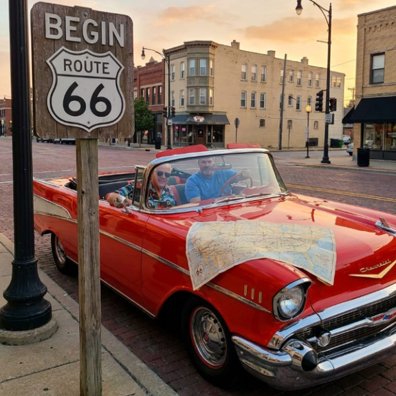 Harvey and Marty and the Red ’57 Bel Air: A Virtual Run Down Route 66