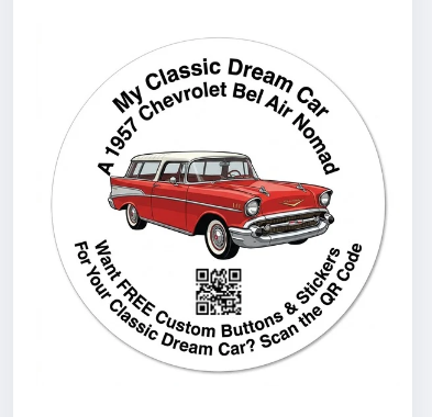 Check Out One Of Harvey's Classic Dream Cars... A 1957 Red Chevrolet Bel Air Nomad!