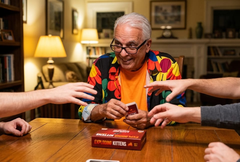 Harvey Silver Fox and the Night “Exploding Kittens” Turned Us Into Laughing Traitors